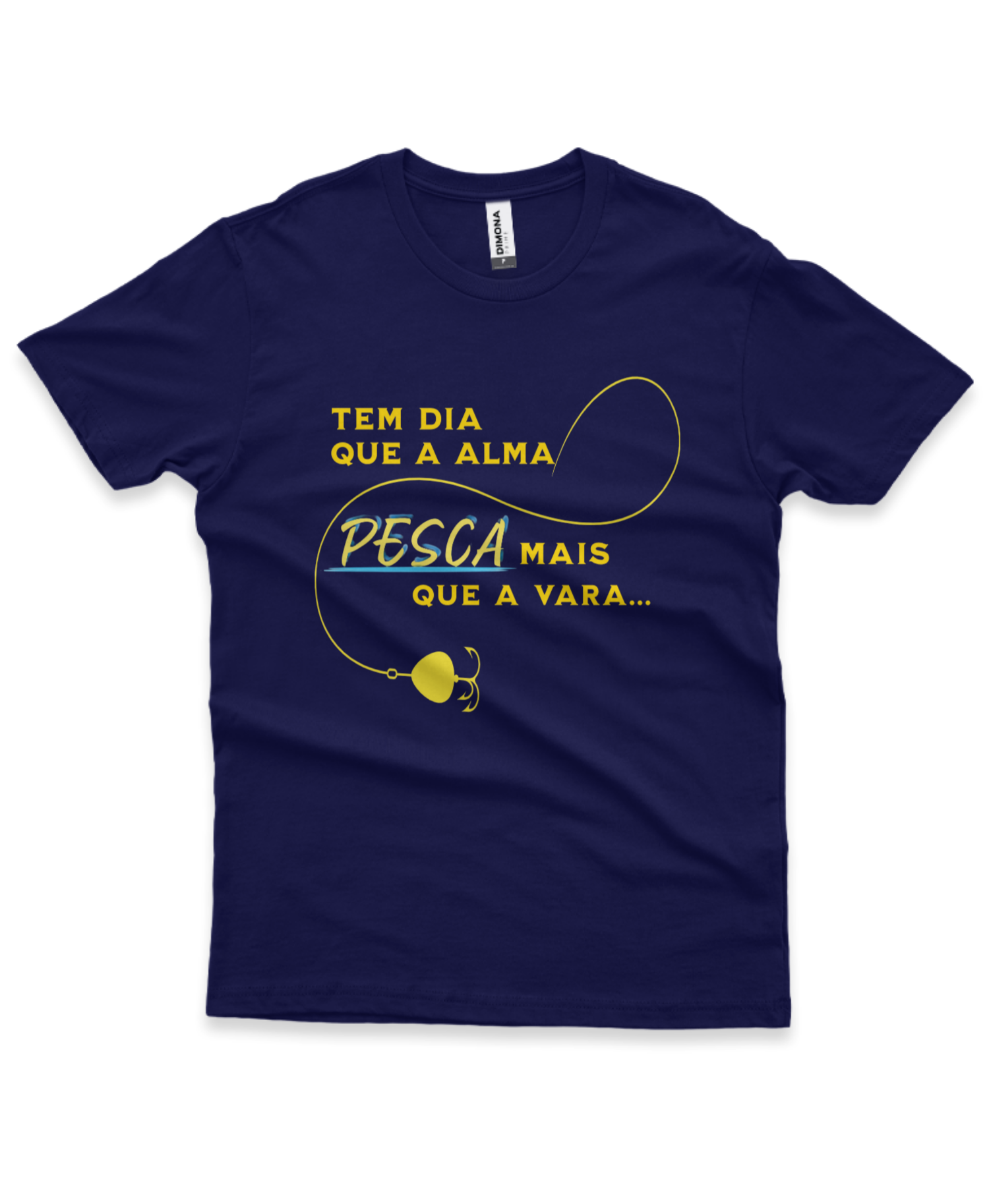 Camiseta Masculina ALMA PESCADORA – Confortável para Pescadores