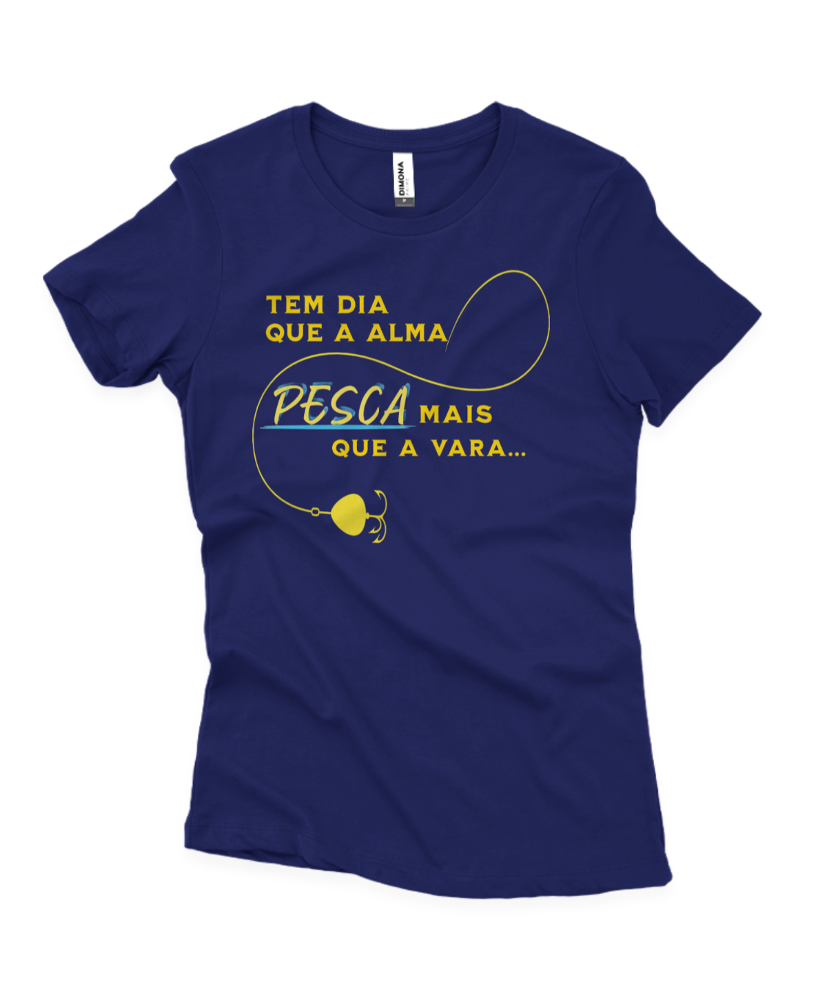 Camiseta Feminina ALMA PESCADORA – Confortável para Mulheres que Pescam