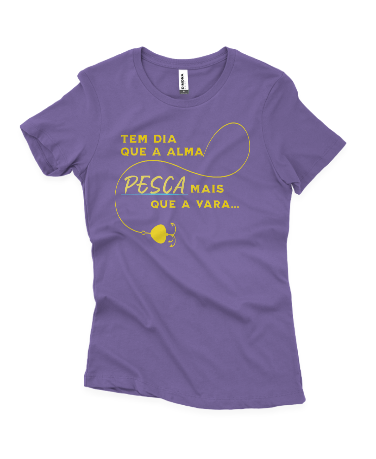 Camiseta Feminina ALMA PESCADORA – Confortável para Mulheres que Pescam