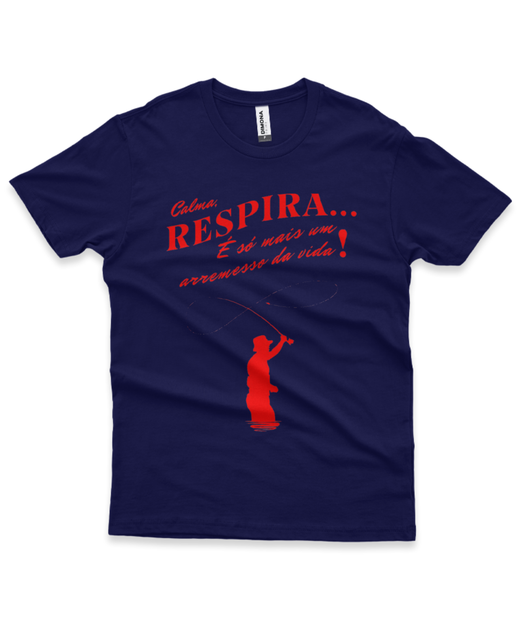 Camiseta Masculina RESPIRA – Confortável para Pescadores
